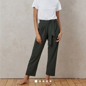 ADAY Dark Green Cropped Pants